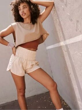 BNWT FP Movement high waisted gym shorts.